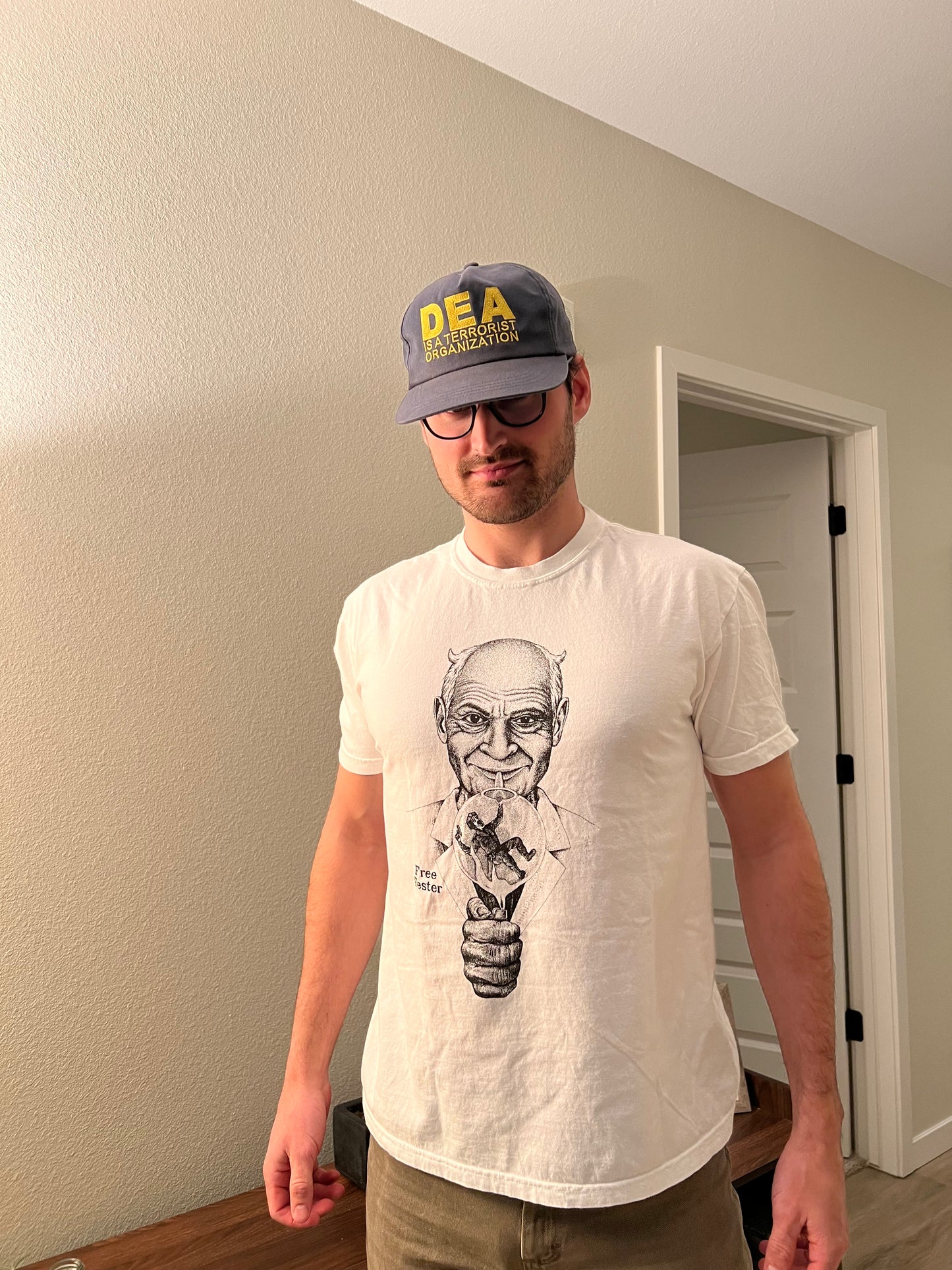 "Free Fester" - White Tee