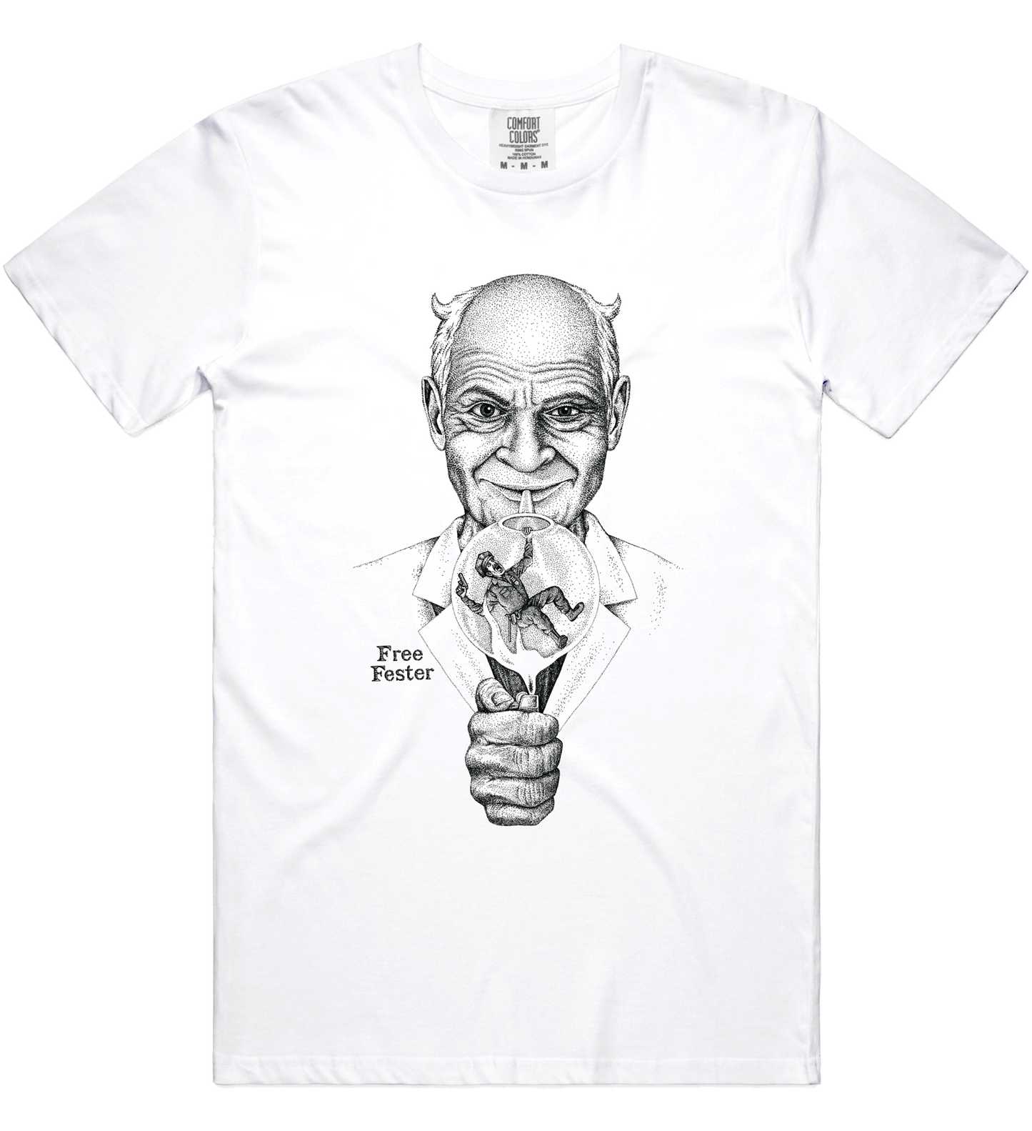 "Free Fester" - White Tee