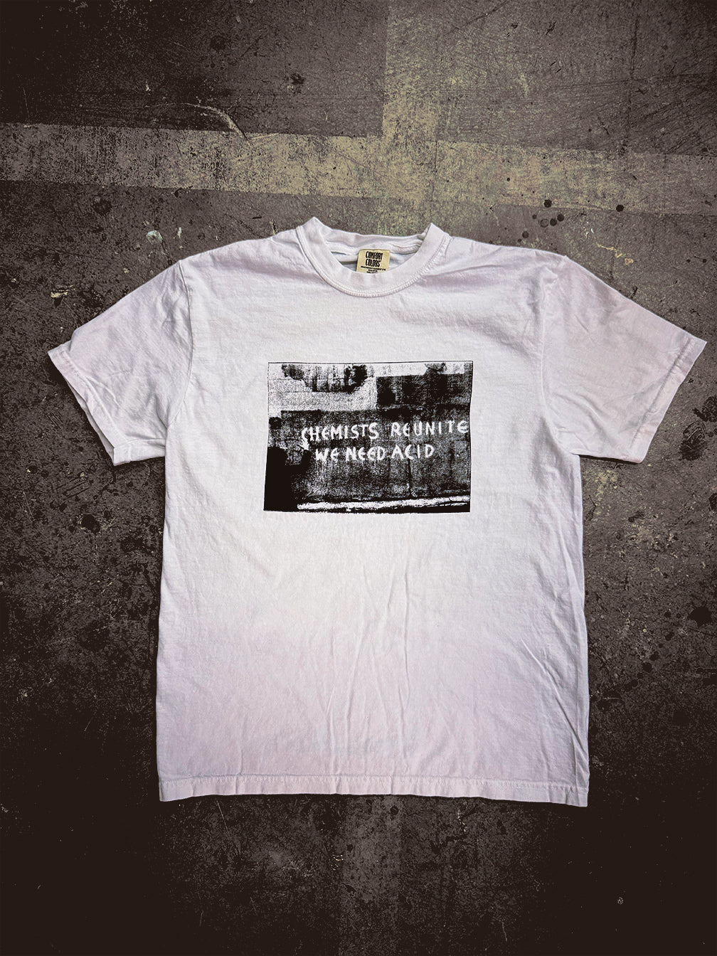 "CHEMISTS REUNITE 1977" - White Tee